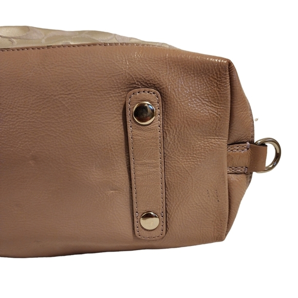 Coach handbag purse petite small designer bag Ashley signature - Picture 4 of 11